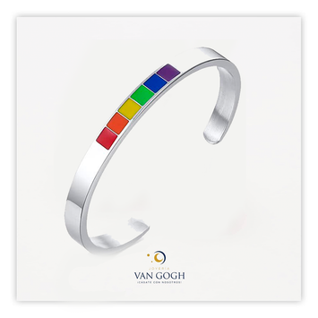 Diseño PULSERA DE METAL ARCOIRIS
